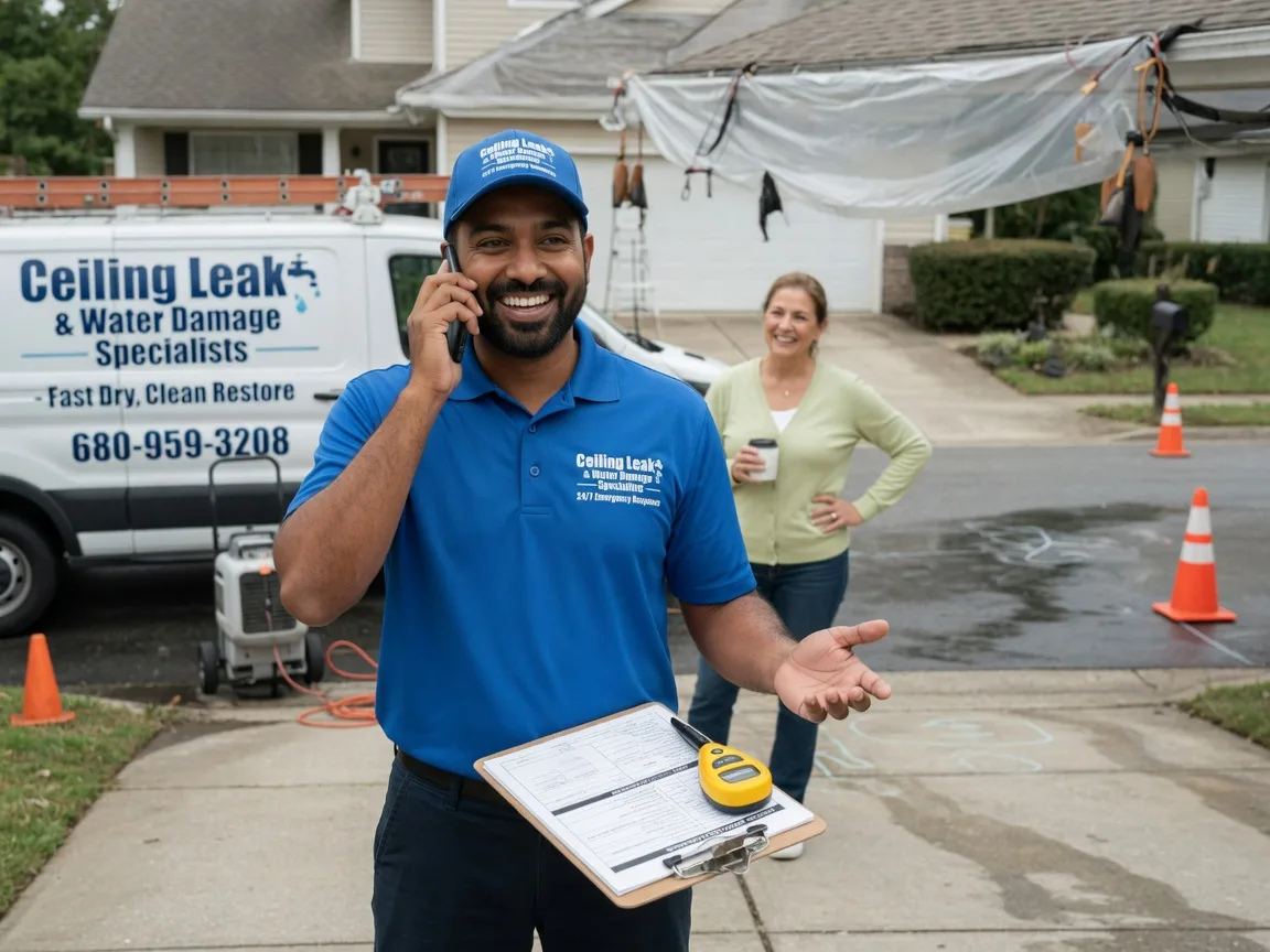 Ceiling Leak Cleanup Jonesville, VA FAQs